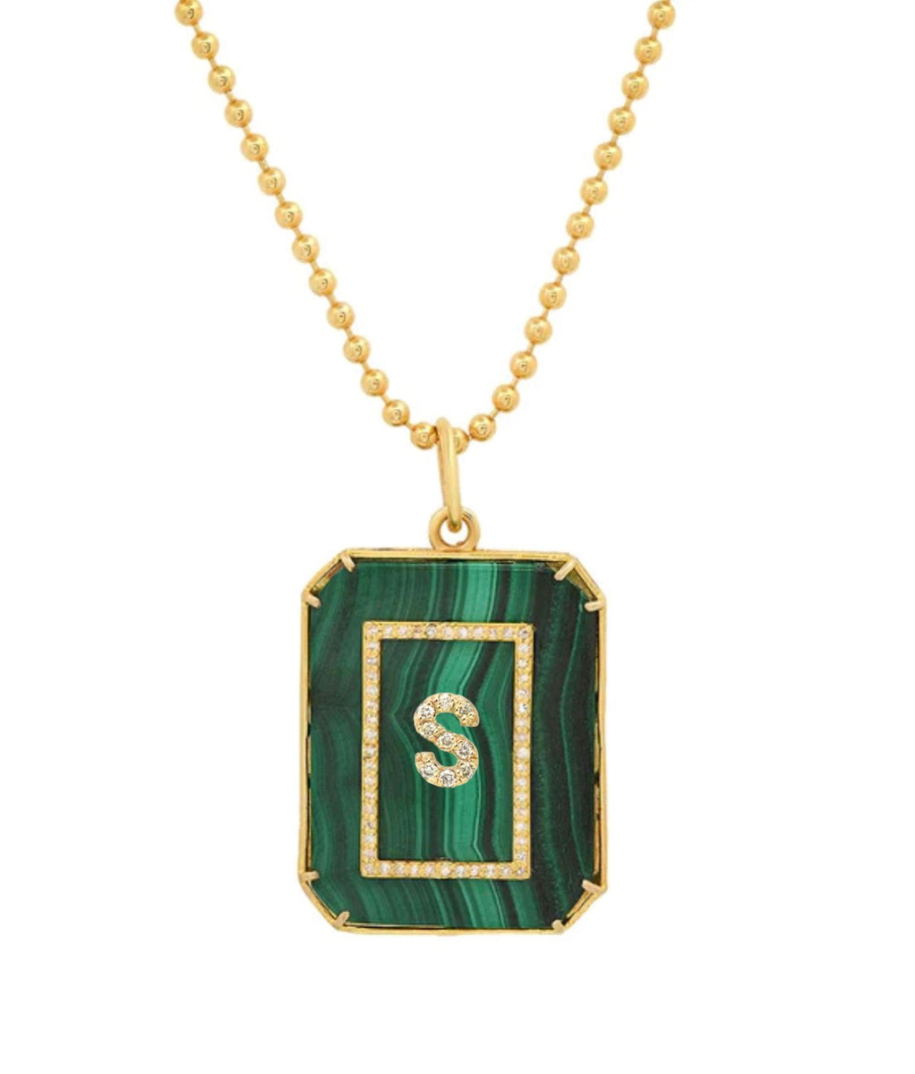 ネックレス・ペンダント Stone Tribal Malachite Combo Necklace Amazon.com: Hand Wired Treated Malachite Point Stone Chakra
