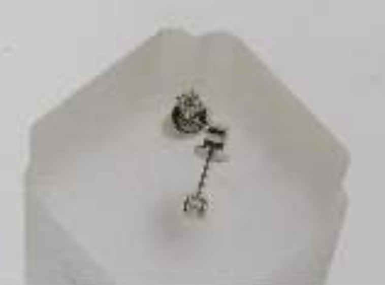 14K White Gold Classic Diamond Stud Earrings