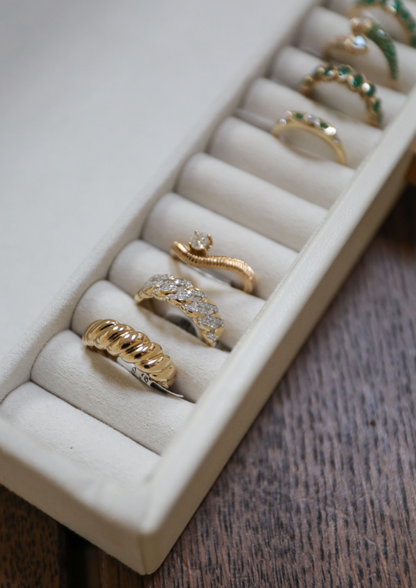 14K Yellow Gold Diamond Eternity Ring