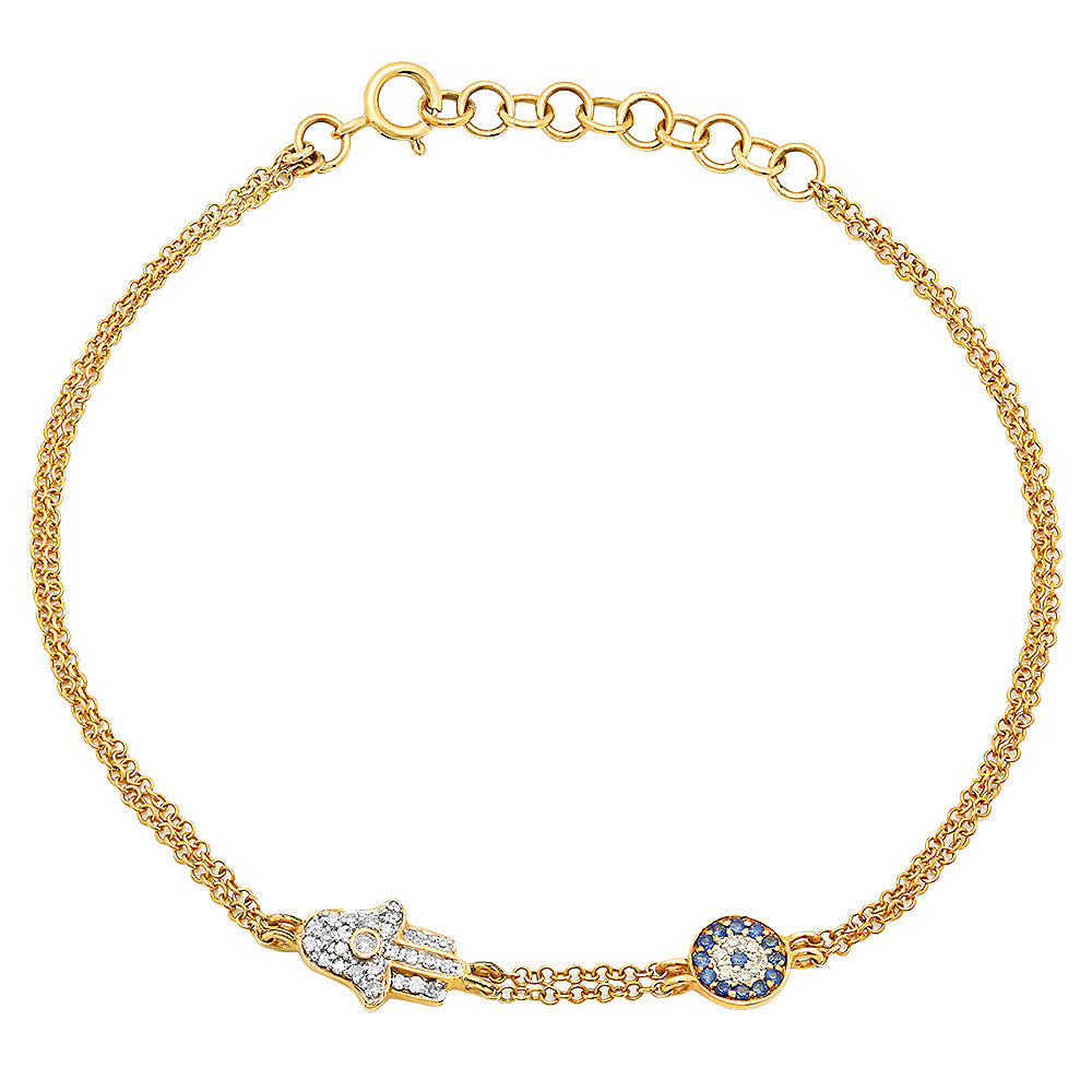 Gold Hamsa Bracelet for Women Dainty Silver Hamsa Bracelet Minimalist Hamsa  Jewelry to Gift for Her - Etsy