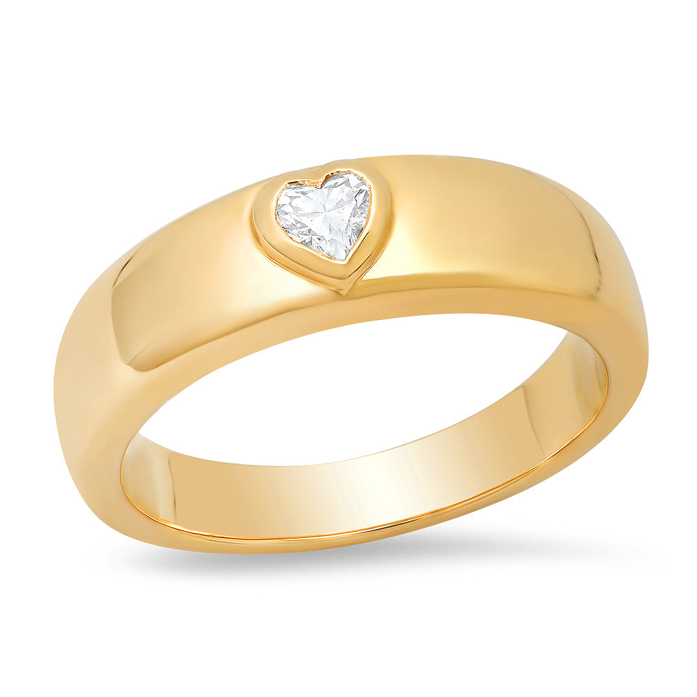 Elsa Peretti® Open Heart ring in sterling silver, small. | Tiffany & Co.