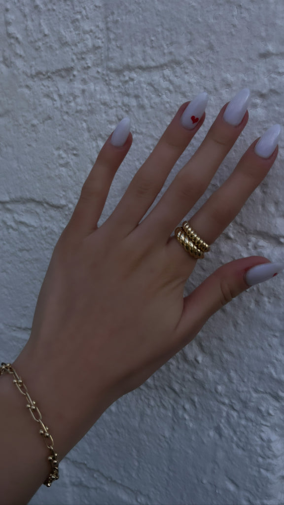 14K Gold Large French Twist Ring
