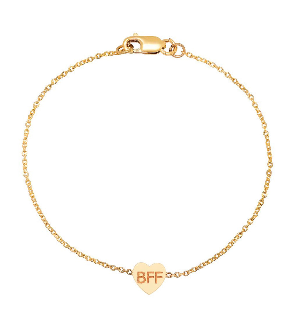 14K Gold BFF Bracelet