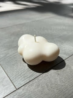 Ivory Cloud Candle